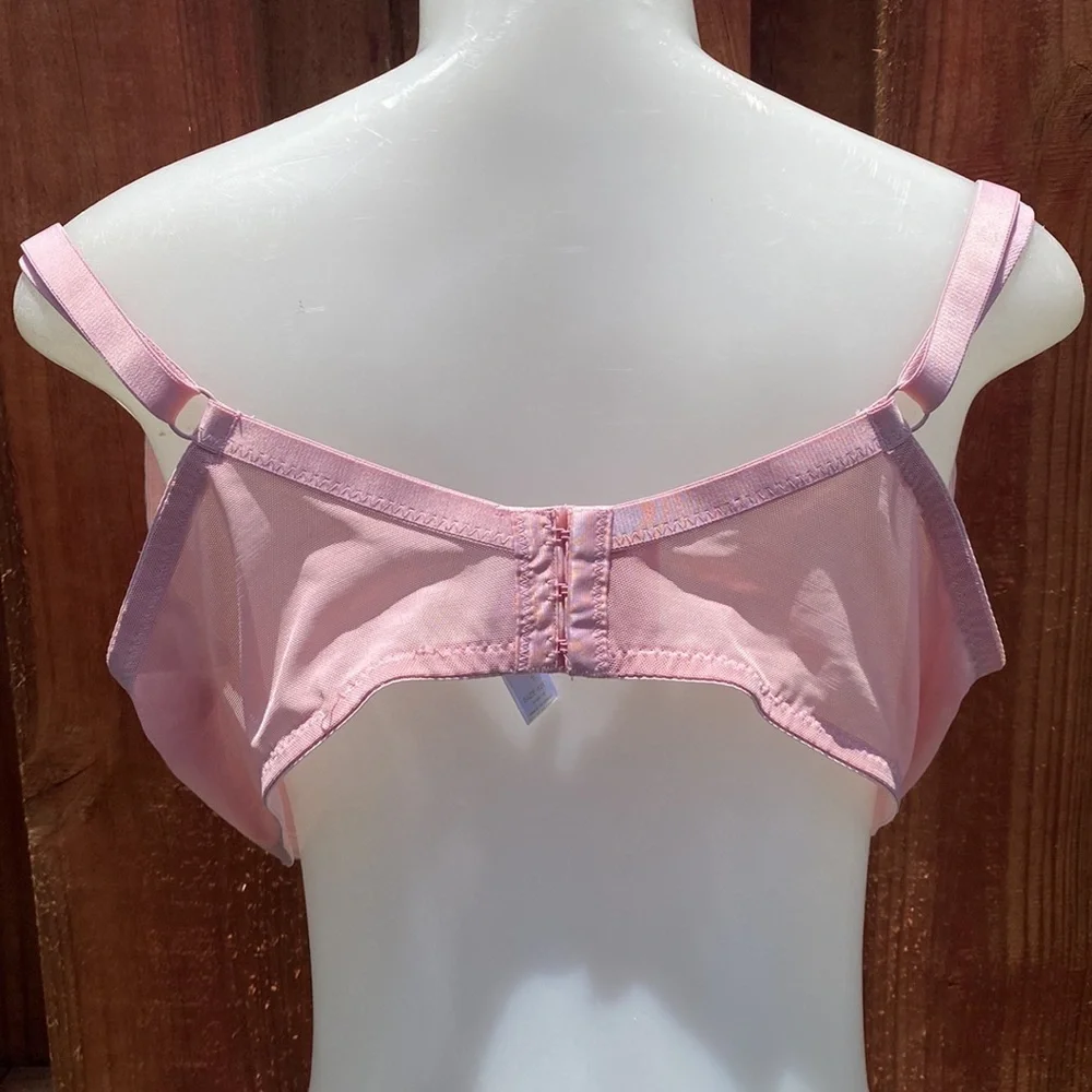 Adrienne Vittadini Studio Pink Smooth Molded Underwire Bra Size 42D Flaw - Picture 3 of 5